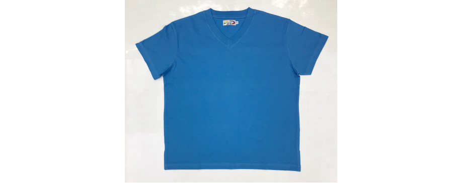  款號037B  :  V領全棉短袖 T-shirt