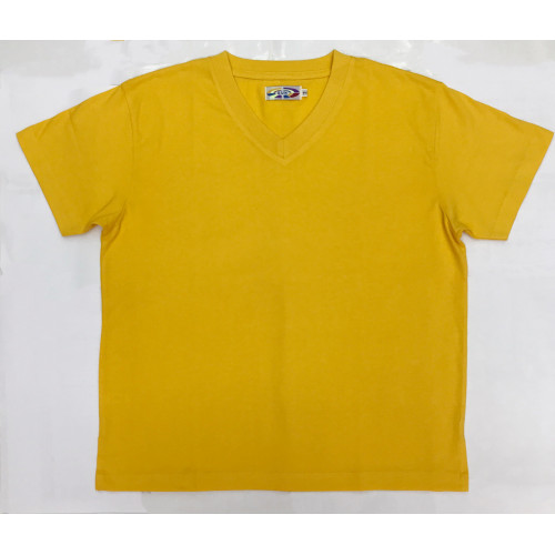 037  V領全棉短袖 T-Shirt