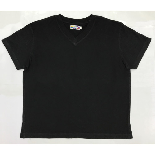 037B  V領全棉短袖 T-Shirt